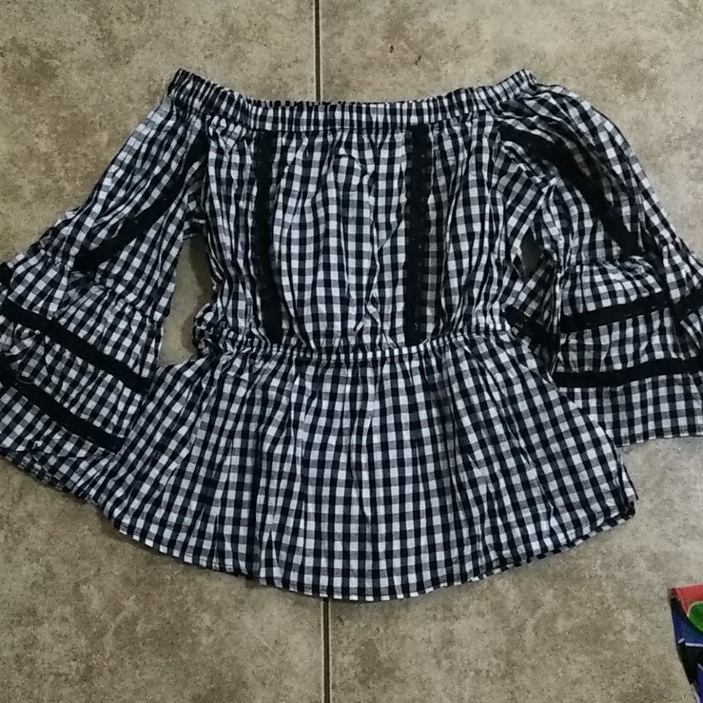 Lot of 2 off the shoulder tops